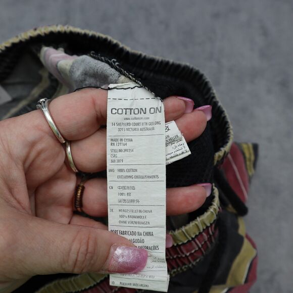 Cotton On Shorts Mens Multicolor Swim Short Elastic Waist Stripe Drawstring - Picture 6 of 15